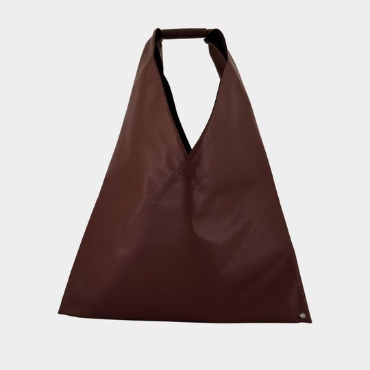 Sac À Main Classique Japanese - MM6 Maison Margiela - Cuir - Bordeaux