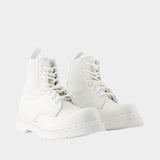 Bottines 1460 8-Eye No Steel Toe - MM6 Maison Margiela x Dr Martens - Cuir - Blanc
