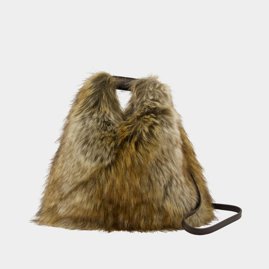 Sac À Bandoulière Japanese - MM6 Maison Margiela - Synthétique - Beige/Vert