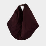 Sac Porté Épaule Japanese Draped - MM6 Maison Margiela - Coton - Marron