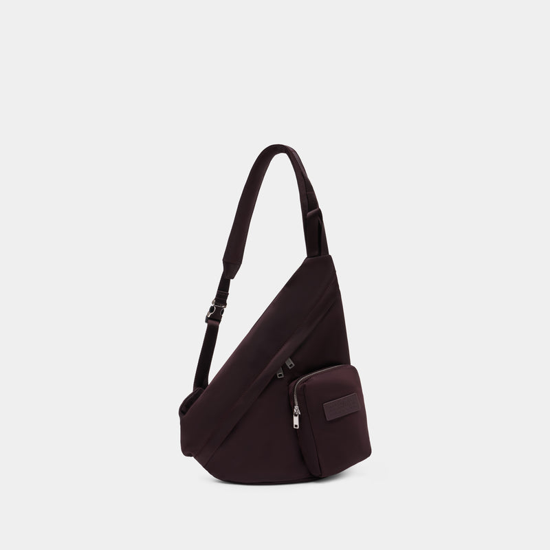 Sac À Bandoulière Japanese Sling - MM6 Maison Margiela - Nylon - Marron