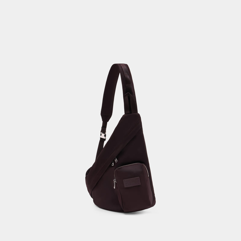 Sac À Bandoulière Japanese Sling - MM6 Maison Margiela - Nylon - Marron