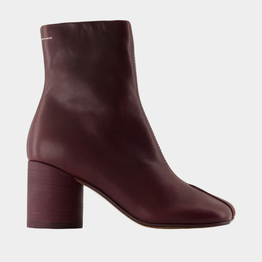 Bottines - MM6 Maison Margiela - Cuir - Bordeaux