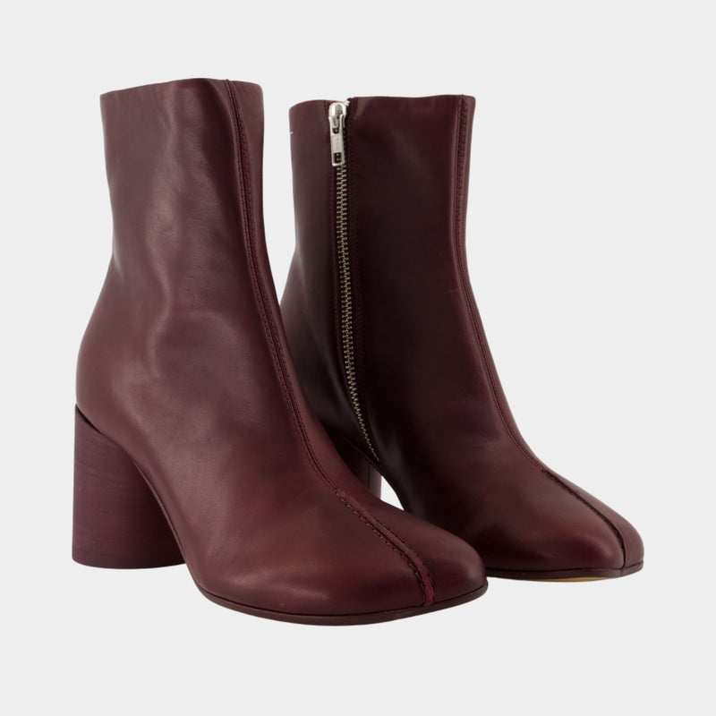 Bottines - MM6 Maison Margiela - Cuir - Bordeaux