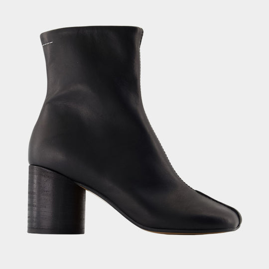 Bottines - MM6 Maison Margiela - Cuir - Noir