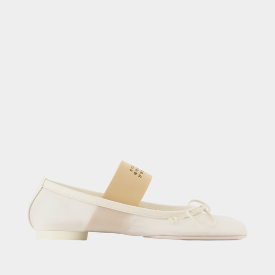 Ballerines - MM6 Maison Margiela - Synthétique - Beige