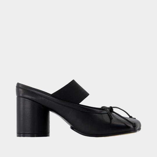 Sandales - MM6 Maison Margiela - Cuir - Noir