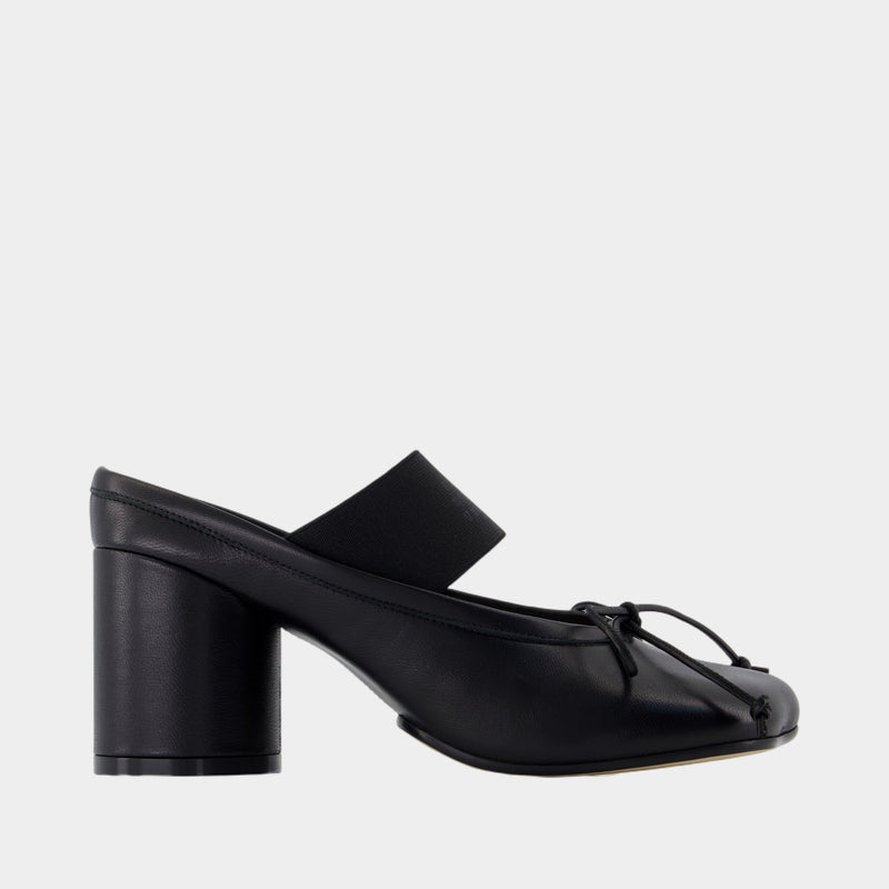 Sandales - MM6 Maison Margiela - Cuir - Noir