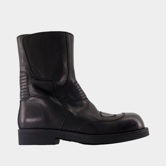 Bottines - MM6 Maison Margiela - Cuir - Noir
