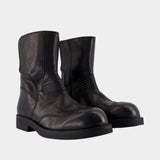 Bottines - MM6 Maison Margiela - Cuir - Noir