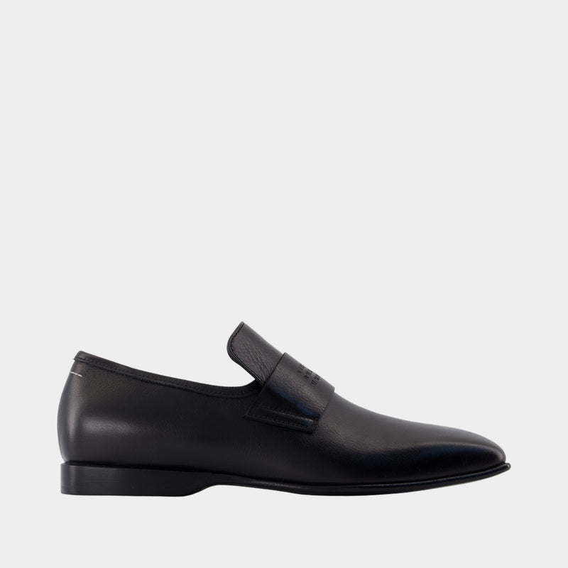 Mocassins - MM6 Maison Margiela - Cuir - Noir