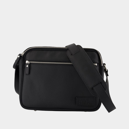 Sac À Bandoulière - MM6 Maison Margiela - Cuir - Noir