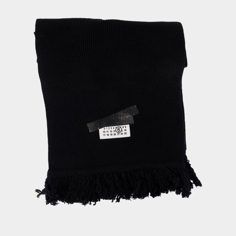 Écharpe - MM6 Maison Margiela - Laine - Noir