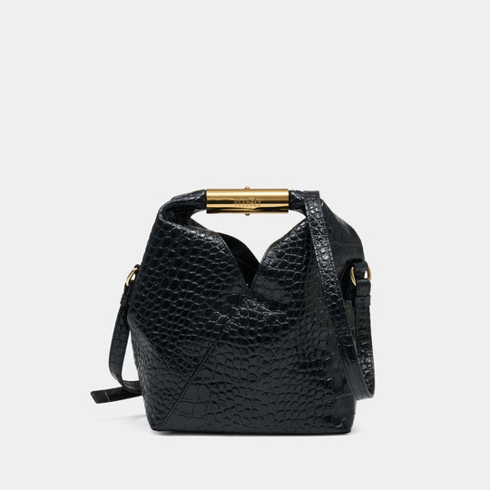 Sac À Bandoulière Japanese Small - MM6 Maison Margiela - Cuir - Noir