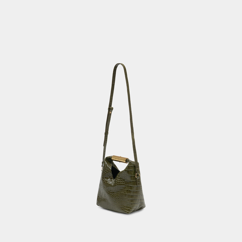Sac À Bandoulière Japanese Small - MM6 Maison Margiela - Cuir - Kaki