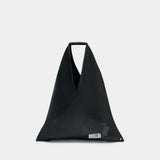 Sac Porté Épaule Japanese - MM6 Maison Margiela - Cuir - Noir