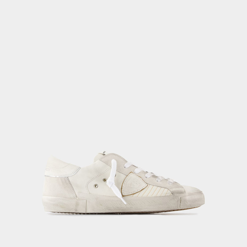 Sneakers Prsx Low - Philippe Model - Cuir - Blanc