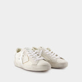 Sneakers Prsx Low - Philippe Model - Cuir - Blanc