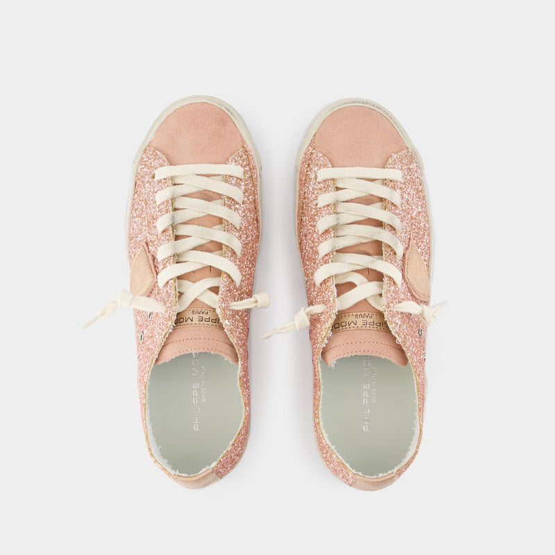 Sneakers Prsx Low - Philippe Model - Toile - Rose