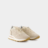 Sneakers Tropez Haute Low - Philippe Model - Cuir - Rose