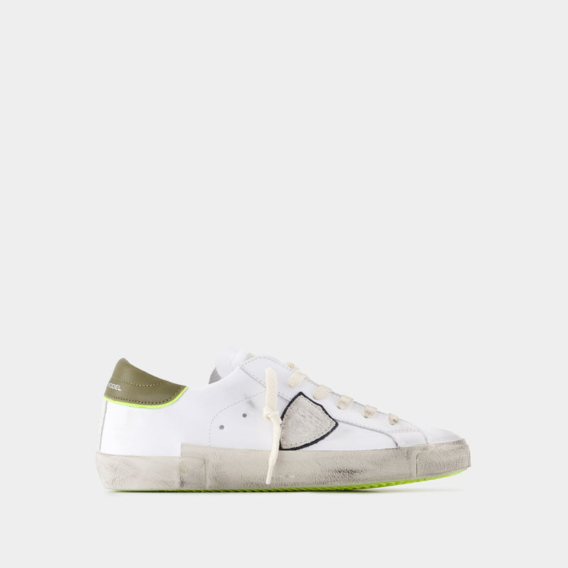 Sneakers Prsx Low - Philippe Model - Cuir - Blanc