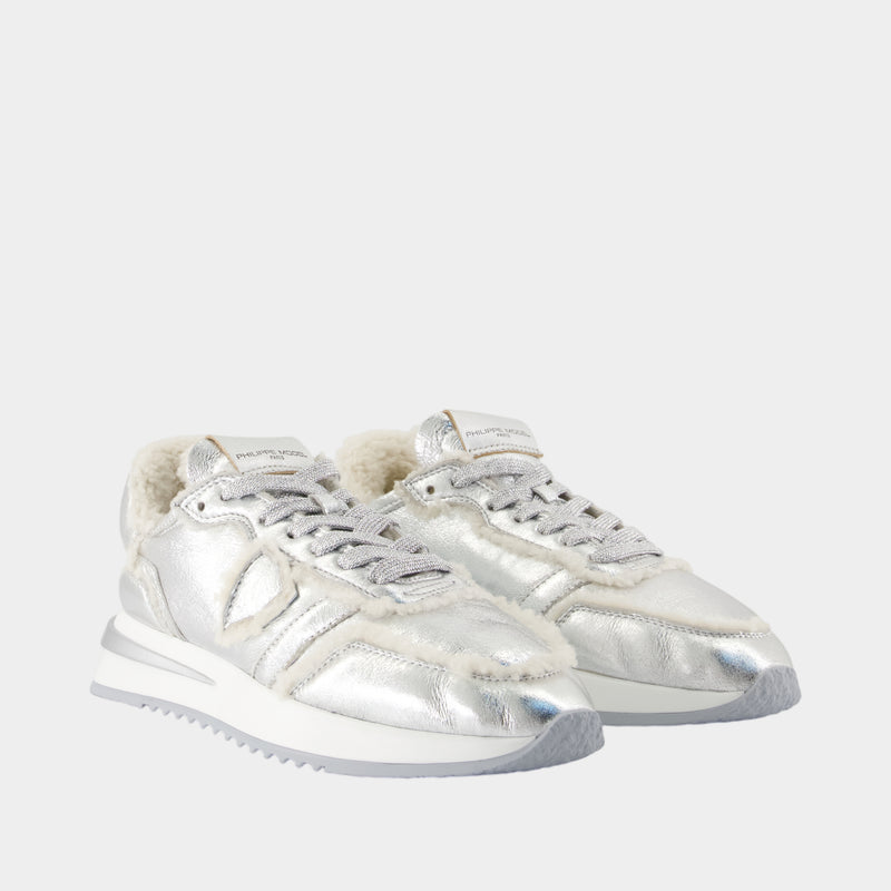 Sneakers Tropez 2.1 Low - Philippe Model - Cuir - Argenté