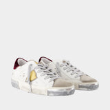 Sneakers Prsx Low - Philippe Model - Cuir - Blanc