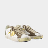 Sneakers Prsx Low - Philippe Model - Cuir - Blanc