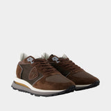 Sneakers Tropez Haute Low - Philippe Model - Cuir - Marron