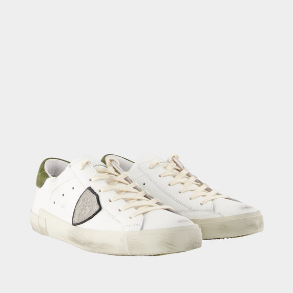 Sneakers Prsx Low - Philippe Model - Cuir - Blanc