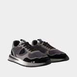 Sneakers Olympique Low - Philippe Model - Cuir - Noir