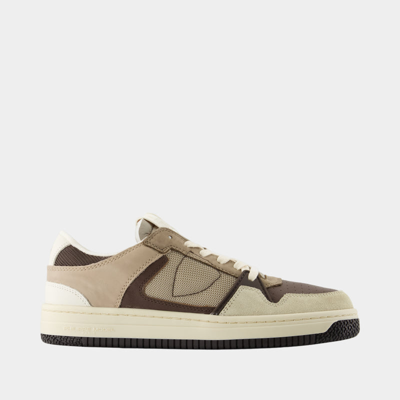 Sneakers La Grande Low - Philippe Model - Cuir - Marron