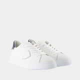 Sneakers Temple Low - Philippe Model - Cuir - Blanc
