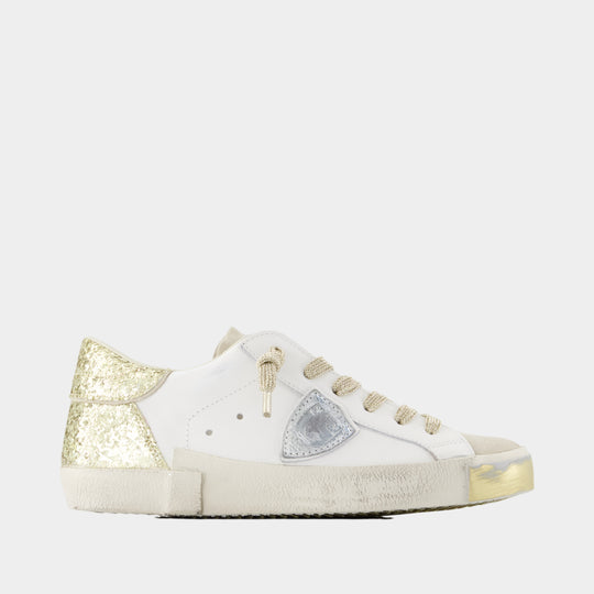 Sneakers Prsx Low - Philippe Model - Cuir - Blanc