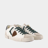Sneakers Prsx Low Man - Philippe Model - Cuir - Blanc
