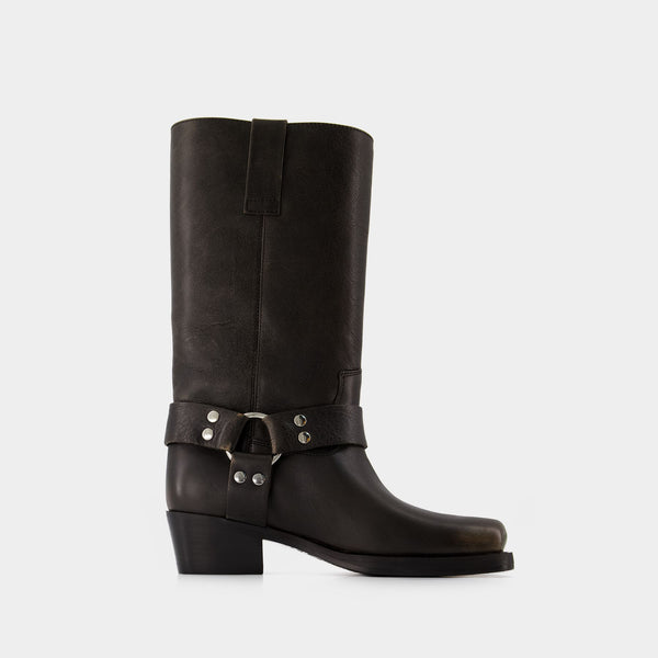 Bottes Roxy Boot - Paris Texas - Cuir - Noir