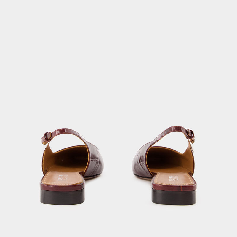 Slingback Bettina 10 - Paris Texas - Cuir - Bordeaux