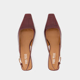 Slingback Bettina 10 - Paris Texas - Cuir - Bordeaux