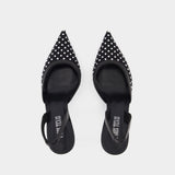 Escarpins Lidia Slingback 70 - Paris Texas - Synthétique - Noir