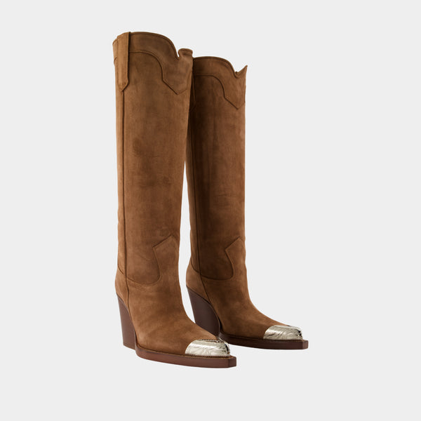 Bottes El Dorado - Paris Texas - Cuir - Marron