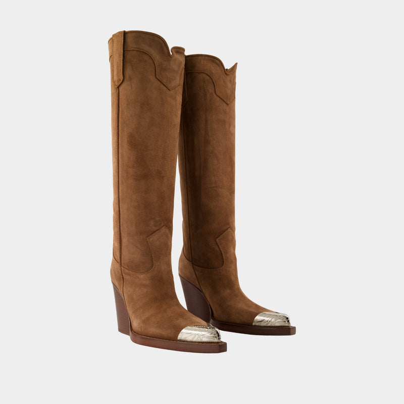 Bottes El Dorado - Paris Texas - Cuir - Marron
