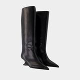 Bottes Nina 50 - Paris Texas - Cuir - Noir