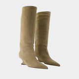 Bottes Nina 50 - Paris Texas - Cuir - Beige