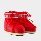 Bottines Icon Low - Moon Boot - Synthétique - Rouge