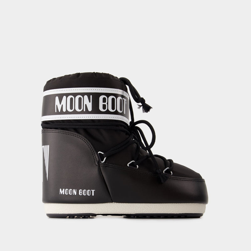 Bottes Icon Low - Moon Boot - Synthétique - Noir