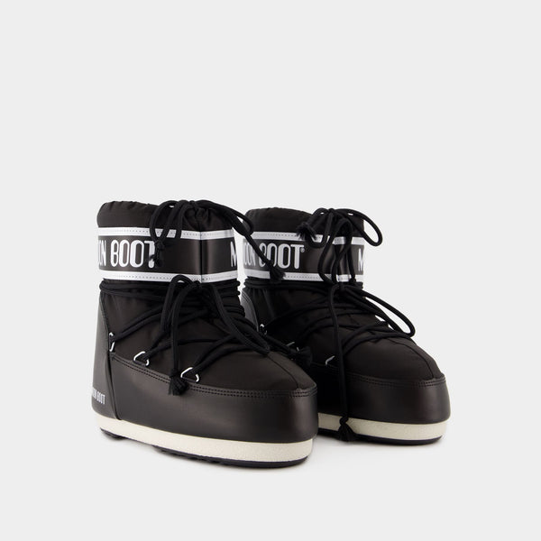 Bottes Icon Low - Moon Boot - Synthétique - Noir