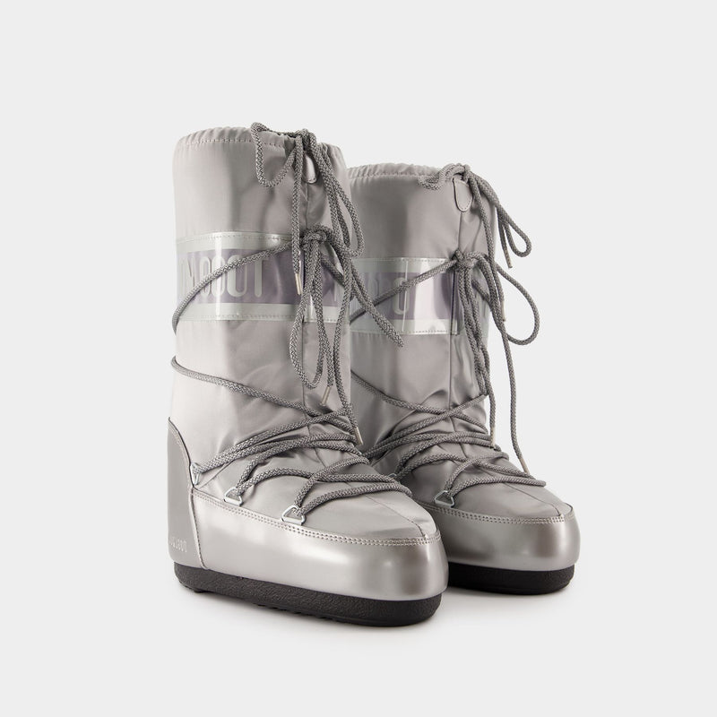 Bottes Icon Glance - Moon Boot - Synthétique - Argenté