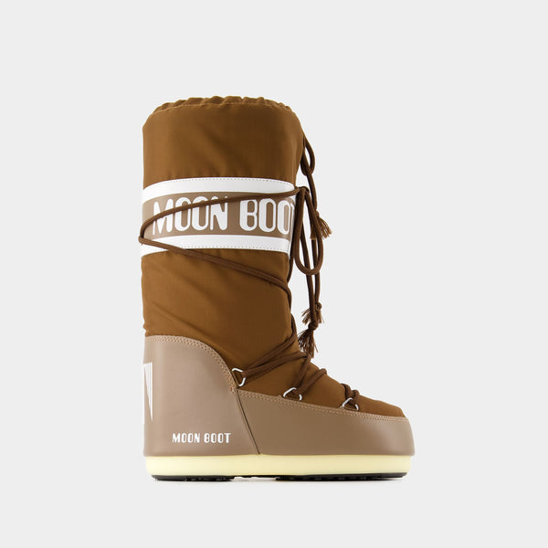 Bottes Icon - Moon Boot - Synthétique - Marron