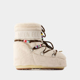 Bottes Icon Low Beads - Moon Boot - Synthétique - Beige