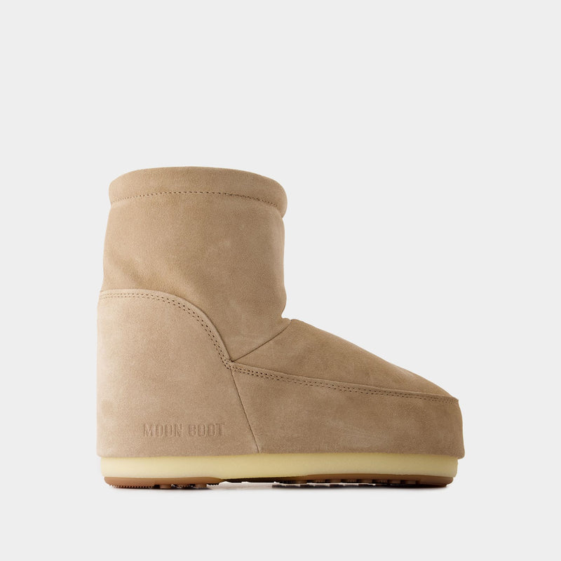 Bottes Icon Low Nolace - Moon Boot - Daim - Beige